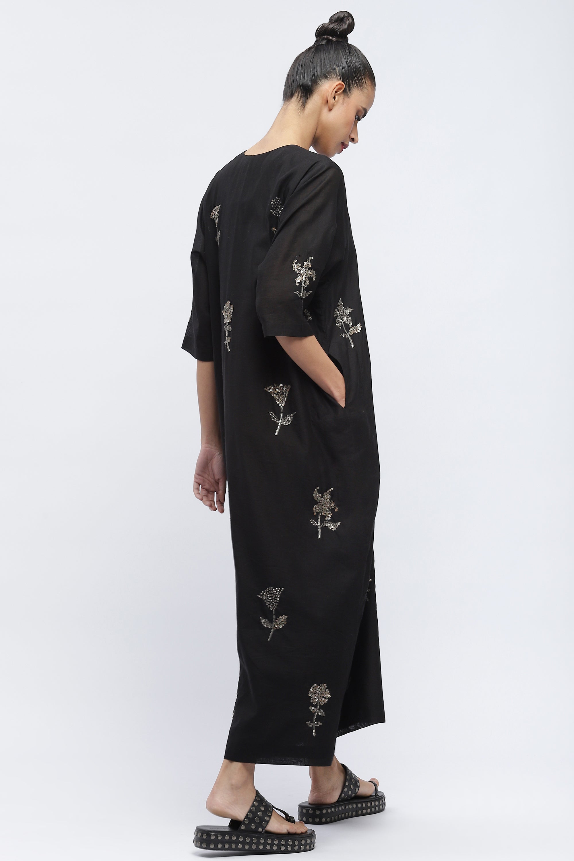 Sequin Buta Kaftan
