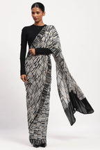 Broken Lines Sari