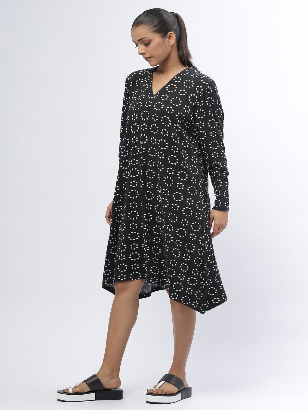 Ring Print Dress