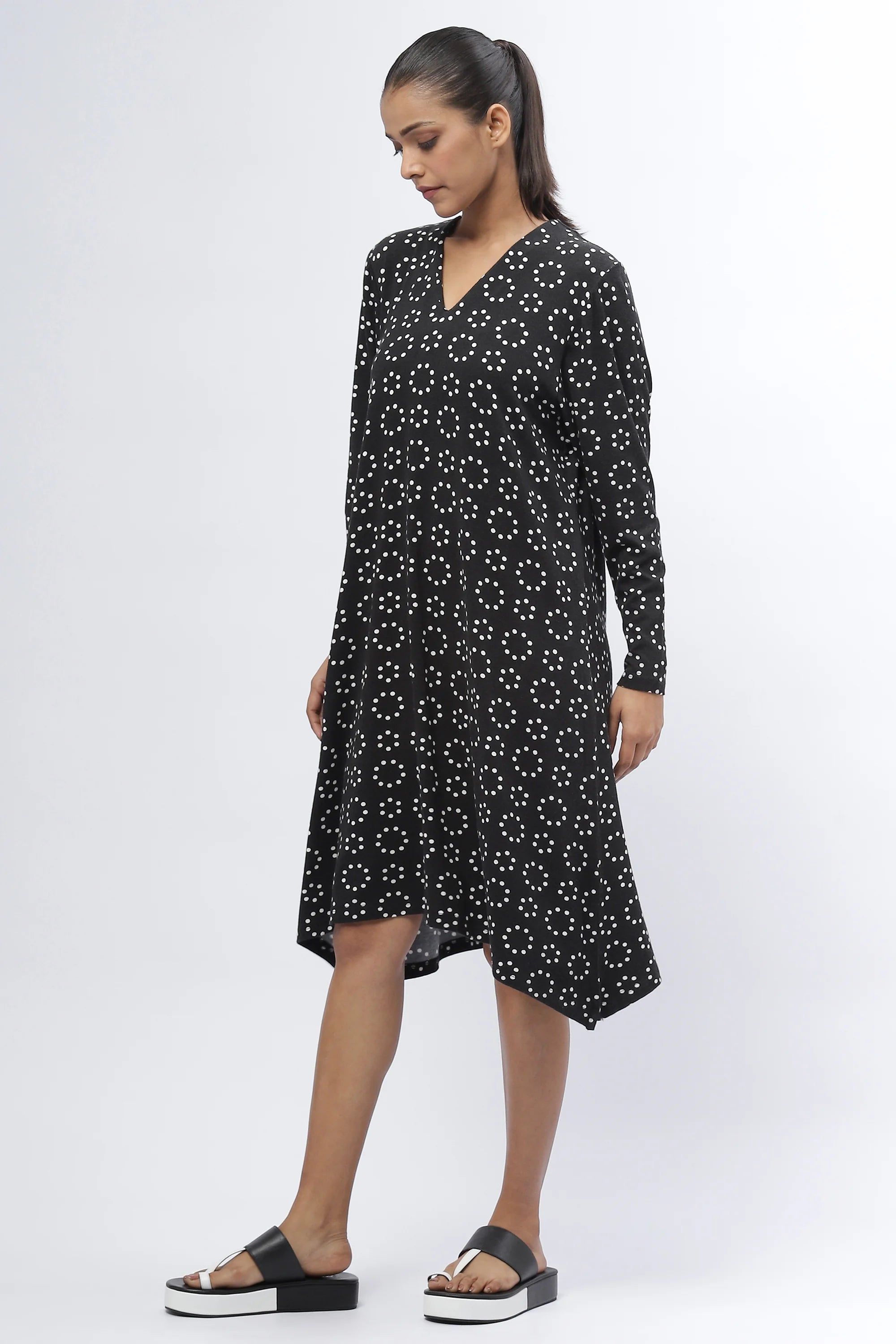 Ring Print Dress