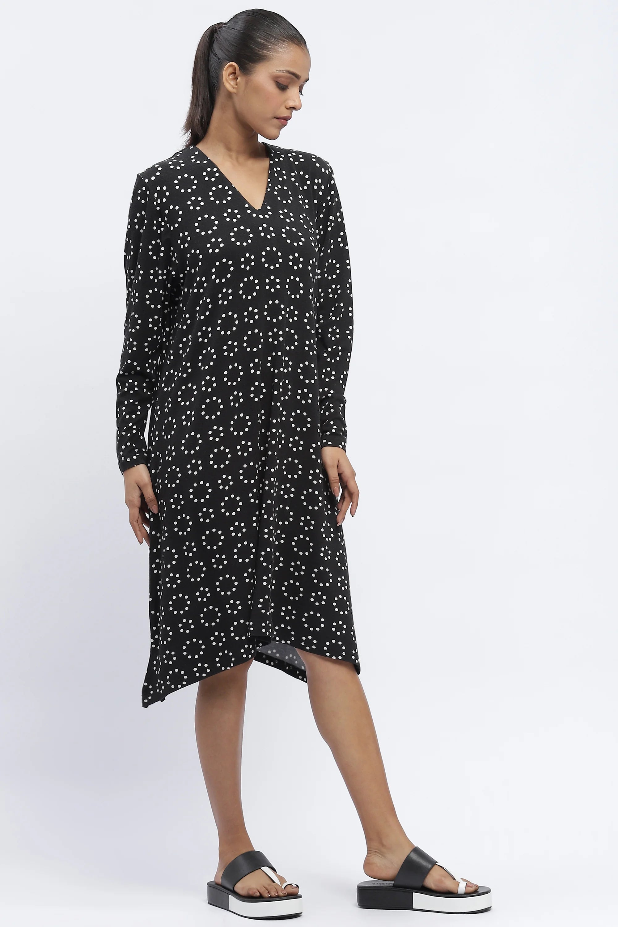Ring Print Dress