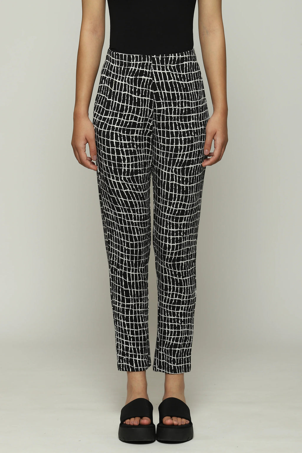 Lattice Print Trouser