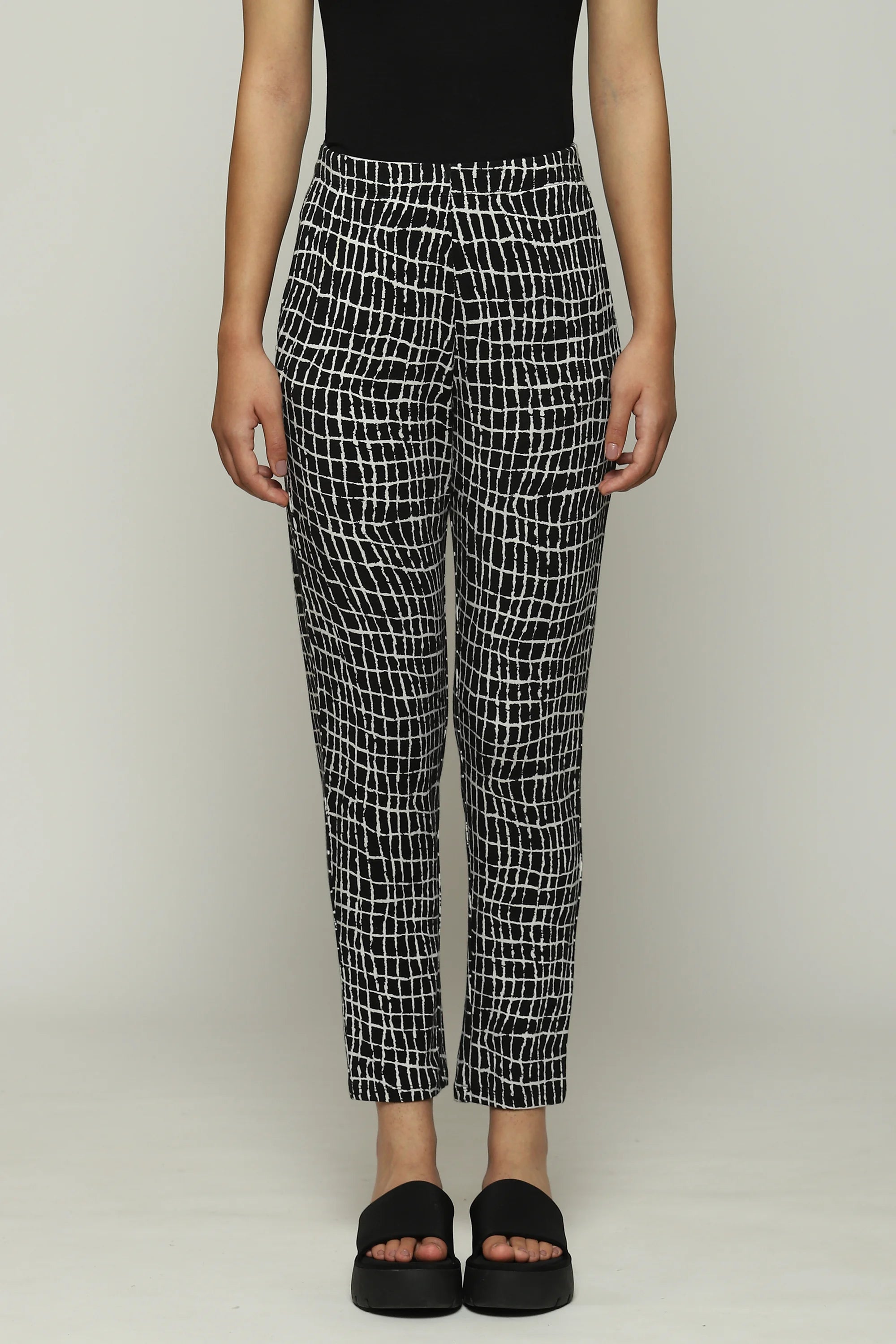 Lattice Print Trouser