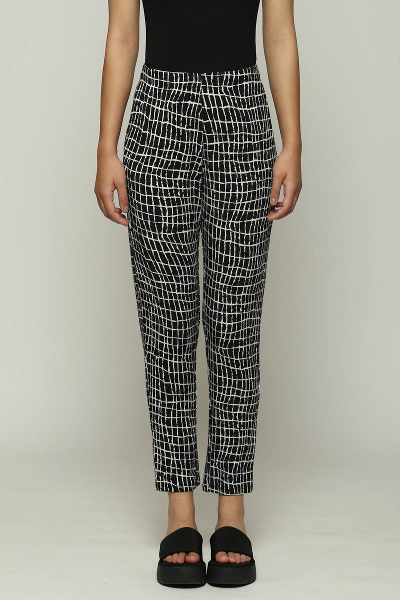Lattice Print Trouser