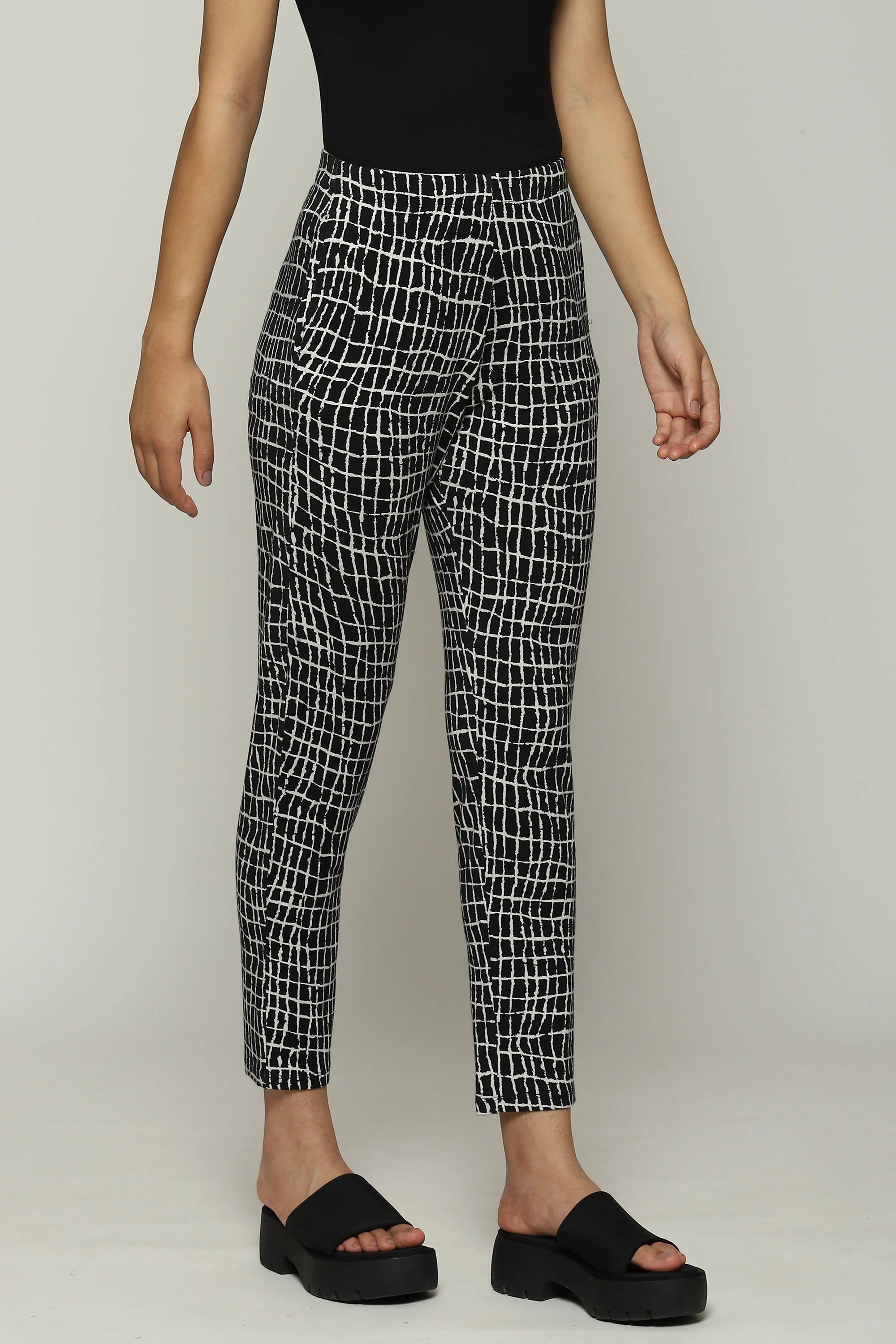 Lattice Print Trouser