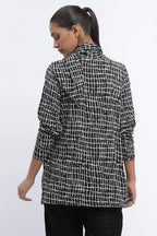 Lattice Print Top