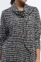 Lattice Print Top