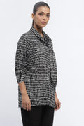 Lattice Print Top