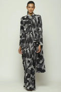 Multi Dots Black Sari